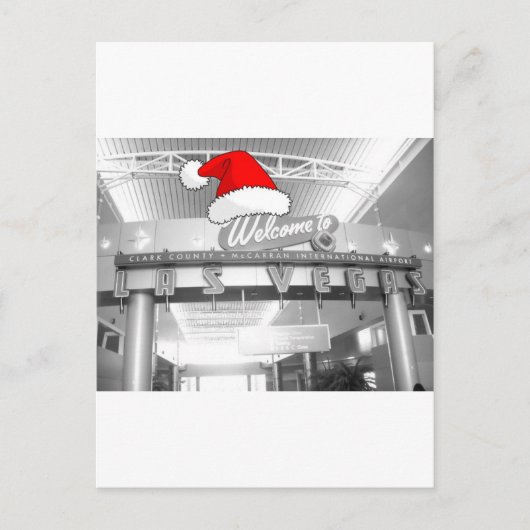 Welkom in Las Vegas Feestdagenkaart (Voorkant)