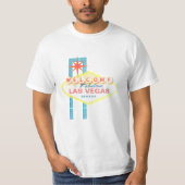 "Welkom in Las Vegas"-iconisch signaal in nood T-shirt (Voorkant)