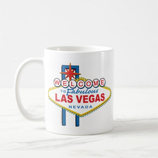 Welkom in Las-Vegas Koffiemok (Links)