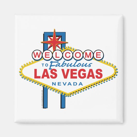 Welkom in Las-Vegas Magneet (Voorkant)