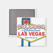 Welkom in Las-Vegas Magneet (Voorkant / Achterkant)