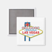 Welkom in Las-Vegas Magneet (Voorkant / Achterkant)