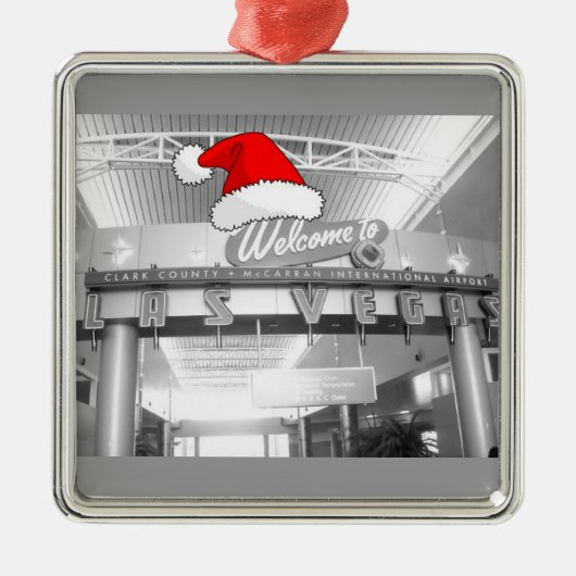 Welkom in Las Vegas Metalen Ornament (Voorkant)