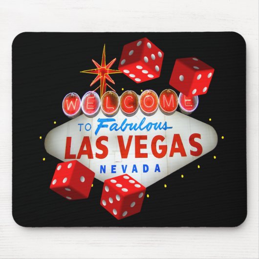 Welkom in Las Vegas Mousepad Muismat (Voorkant)
