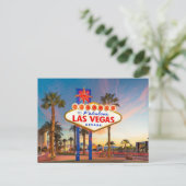 Welkom in Las Vegas, Nevada Briefkaart (Staand voorkant)