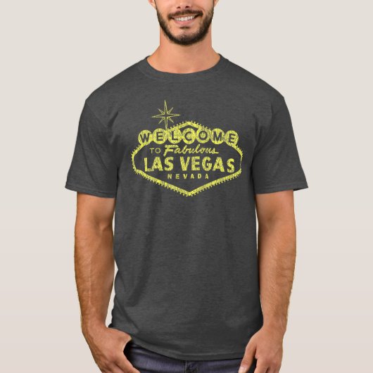 Welkom in Las Vegas Nevada — Onderdruk T-shirt (Voorkant)
