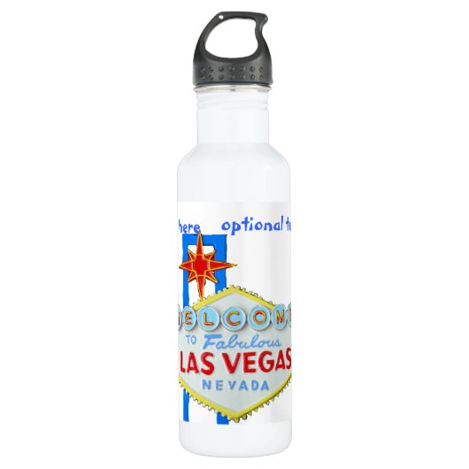 Welkom in Las Vegas op White Waterfles (Voorkant)