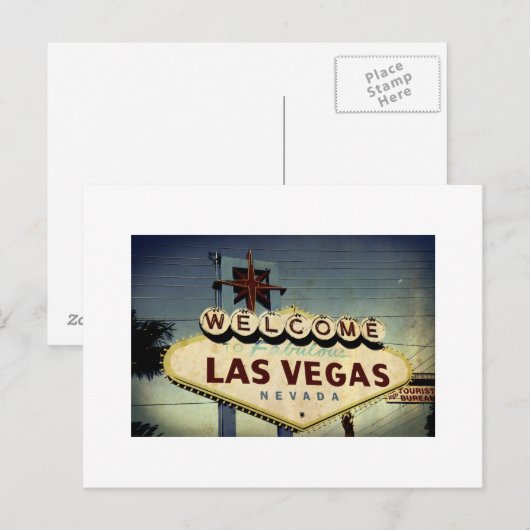 "Welkom in Las Vegas" postkaart (Voorkant / Achterkant)