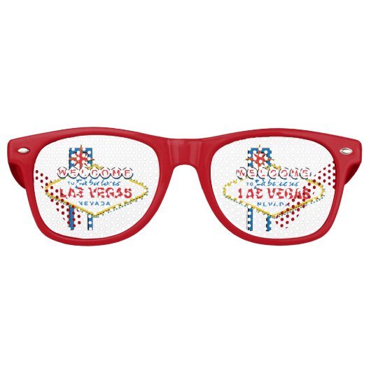 Welkom in Las-Vegas Retro Zonnebril (Voorkant)