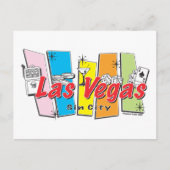 Welkom in Las-Vegas Sin City Briefkaart (Voorkant)