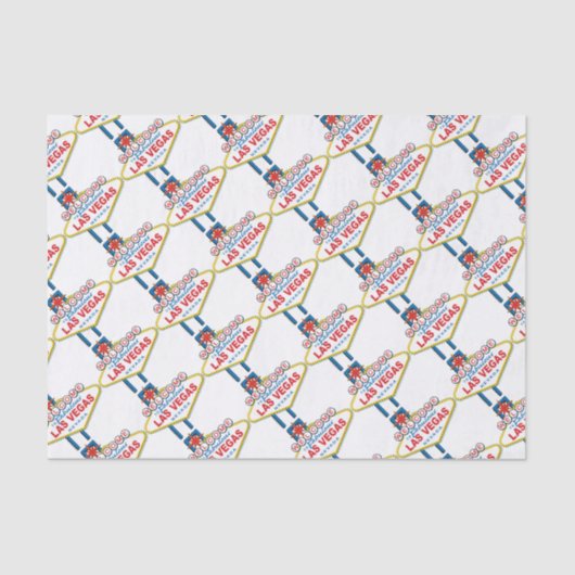 Welkom in Las-Vegas Tissuepapier (Voorkant)