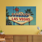 welkom in Las Vegas Wall Art Canvas Afdruk (Insitu (Woonkamer))