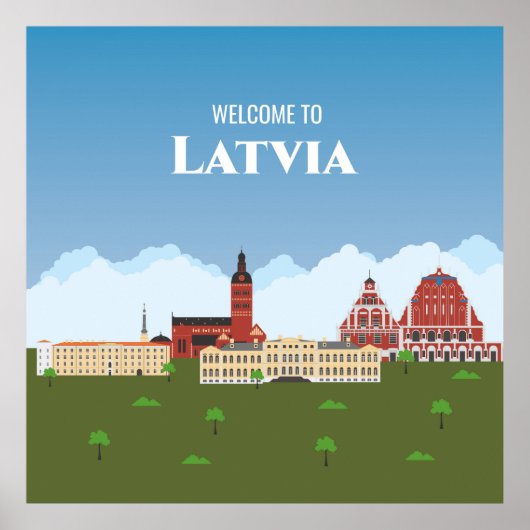 Welkom in Letland Poster (Voorkant)