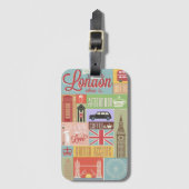 Welkom in Londen Bagagelabel (Voorkant (verticaal))