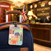 Welkom in Londen Bagagelabel