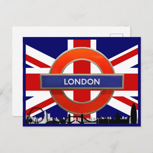Welkom in Londen Briefkaart (Voorkant / Achterkant)