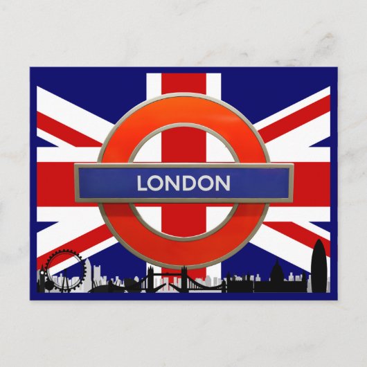 Welkom in Londen Briefkaart (Voorkant)