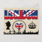 Welkom in Londen Briefkaart (Voorkant)
