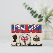 Welkom in Londen Briefkaart (Staand voorkant)