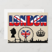 Welkom in Londen Briefkaart (Voorkant / Achterkant)