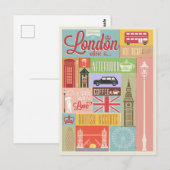 Welkom in Londen Briefkaart (Voorkant / Achterkant)