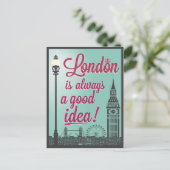 Welkom in Londen Briefkaart (Staand voorkant)