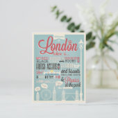 Welkom in Londen Briefkaart (Staand voorkant)
