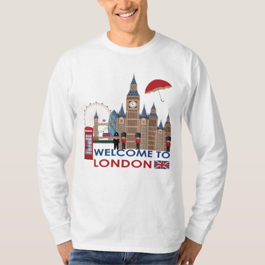 Welkom in Londen T-shirt (Voorkant)