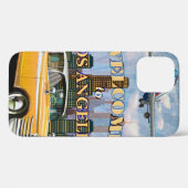 Welkom in Los Angeles retro poster. Case-Mate iPhone Case (Achterkant (horizontaal))