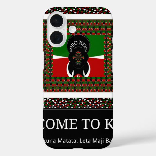Welkom in Magisch Kenia: Hakuna Matata Case-Mate iPhone Case (Achterkant)