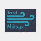 Welkom in Malaga 4: Terral Fleece Deken (Voorkant (Horizontaal))
