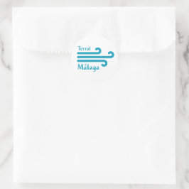 Welkom in Malaga 4: Terral Ronde Sticker