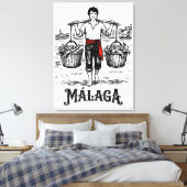 Welkom in Málaga 5: El Cenachero Canvas Afdruk (Insitu (Slaapkamer))