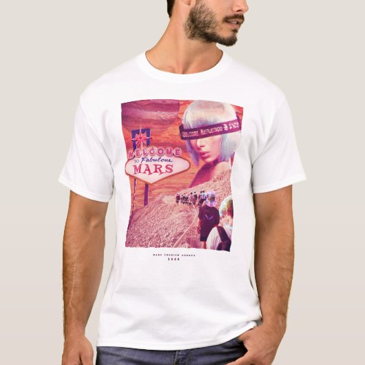 welkom in mars grappige alien t-shirt (Voorkant)