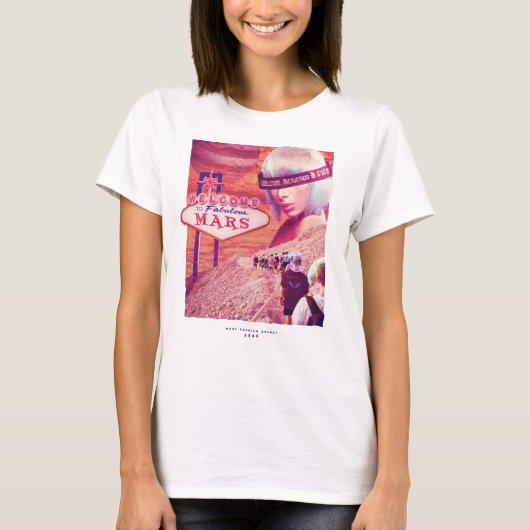 welkom in mars grappige alien t-shirt (Voorkant)