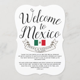 Welkom in Mexico | Bestemming Huwelijk Douane Kaart