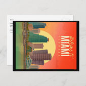 Welkom in Miami, Briefkaart van Florida (Voorkant / Achterkant)