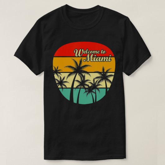 Welkom in Miami T-shirt (Design voorkant)