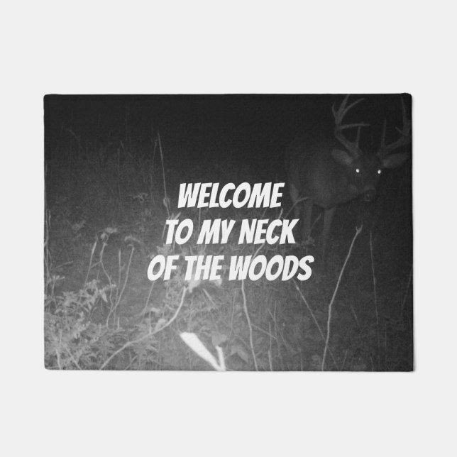 Welkom in mijn nek van de bossen hert Mat (Voorkant)