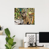 Welkom in mijn Oerwoud Poster (Thuiskantoor)