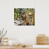 Welkom in mijn Oerwoud Poster (Keuken)