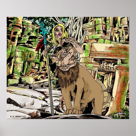 Welkom in mijn Oerwoud Poster (Voorkant)