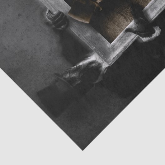 Welkom in mijn wereld tissuepapier (Detail)