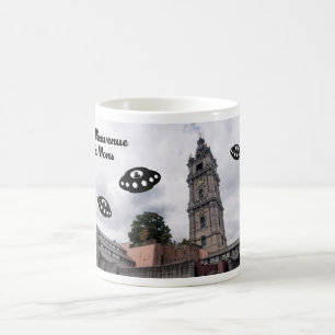 Welkom in Mons. UFO's heten u welkom in Mons. Koffiemok