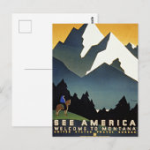 Welkom in Montana, Briefkaart (Voorkant / Achterkant)