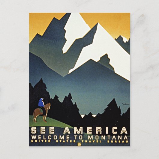 Welkom in Montana, Briefkaart (Voorkant)