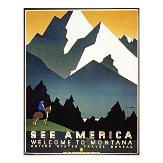 Welkom in Montana, Foto Afdruk (Voorkant)
