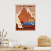 Welkom in Montana Poster (Keuken)