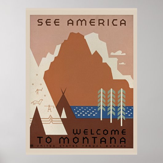 Welkom in Montana Poster (Voorkant)