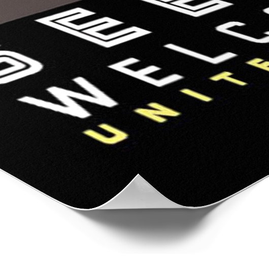 Welkom in Montana Poster (Hoek)